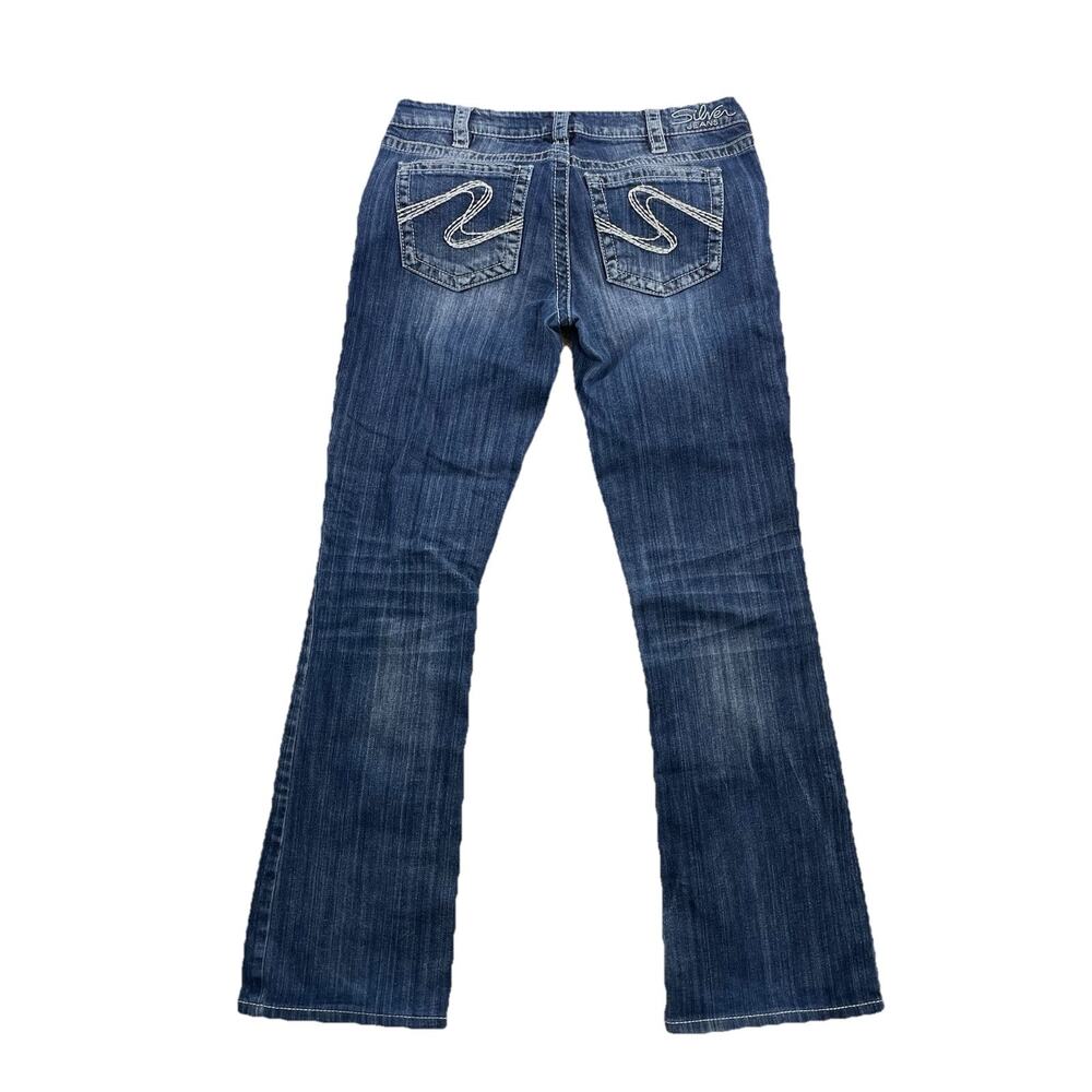 Silver Jeans Aiko Women Jeans Size 30 x 30" Inseam Blue Denim Medium Wash 10-20